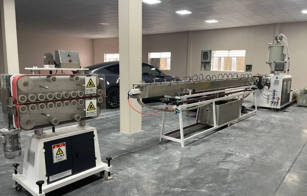 what is extruder machine? PA tubings being produced in  Jinxin plastic extruder machine 