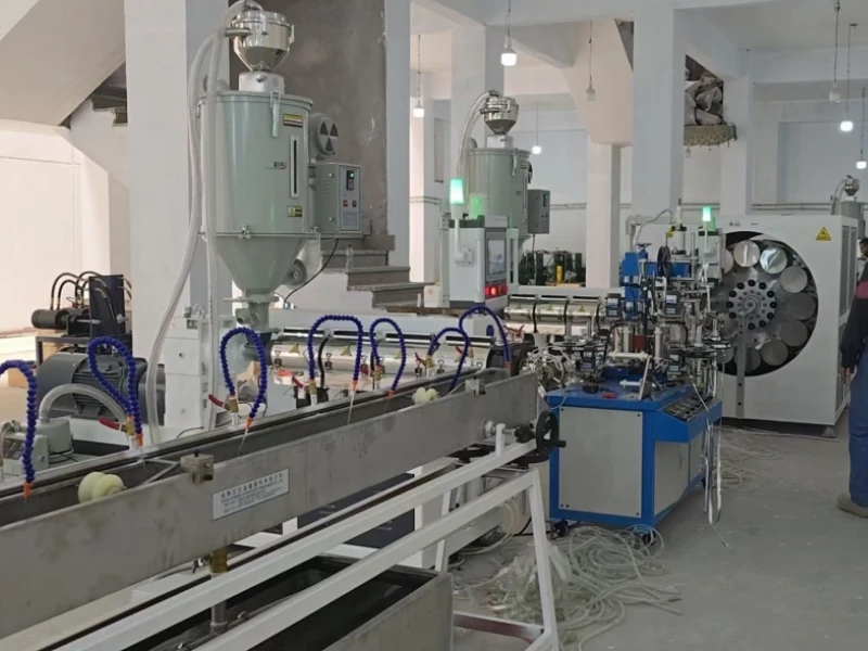 smooth shower hose extrusion line