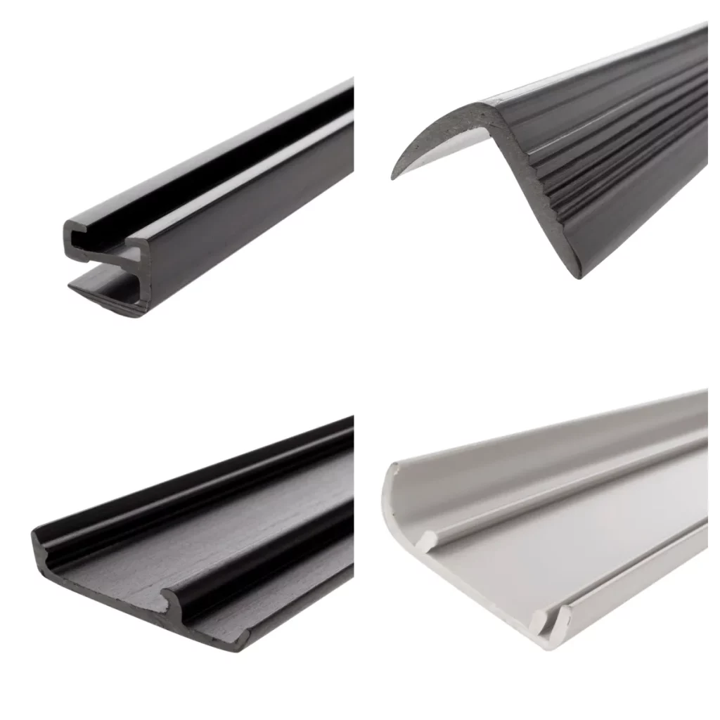 samples of Custom PVC Extrusion Profiles