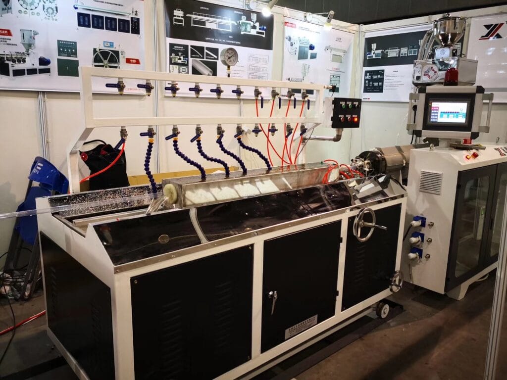 PLC single screw extruder