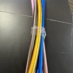 Échantillons de tuyaux de douche en PVC multicolore