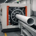 Планетарный бесстружечный резак для экструзии жестких труб - лезвие вращается вокруг трубы, производя чистый, без заусенцев, перпендикулярный рез без образования стружки.