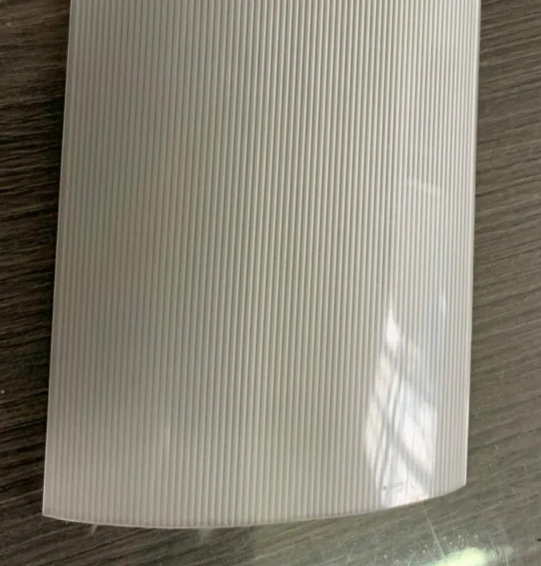 Amostra de tiras difusoras planas de LED